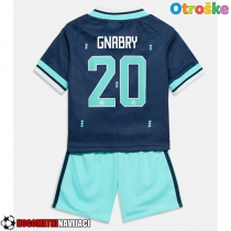 Otroške Nogometnih dresov Nemčija Serge Gnabry #20 Gostujoči SP 2026 Kratki rokavi (+ hlače)